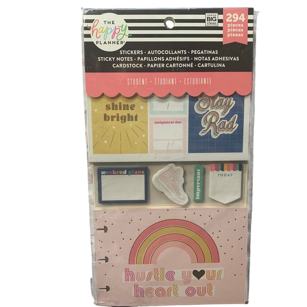 NIP MAMBI The Happy Planner stickers cardstock sticky notes PLMP-28 294 pieces